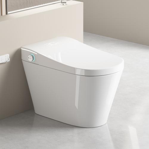 [Bellemave]Unique Smart Toile,  One Piece Toilet with Bidet Built In,Intelligent Toilet Auto Open/Close Seat.Bidet toilet with Dryer and Warm Water.WHITE
