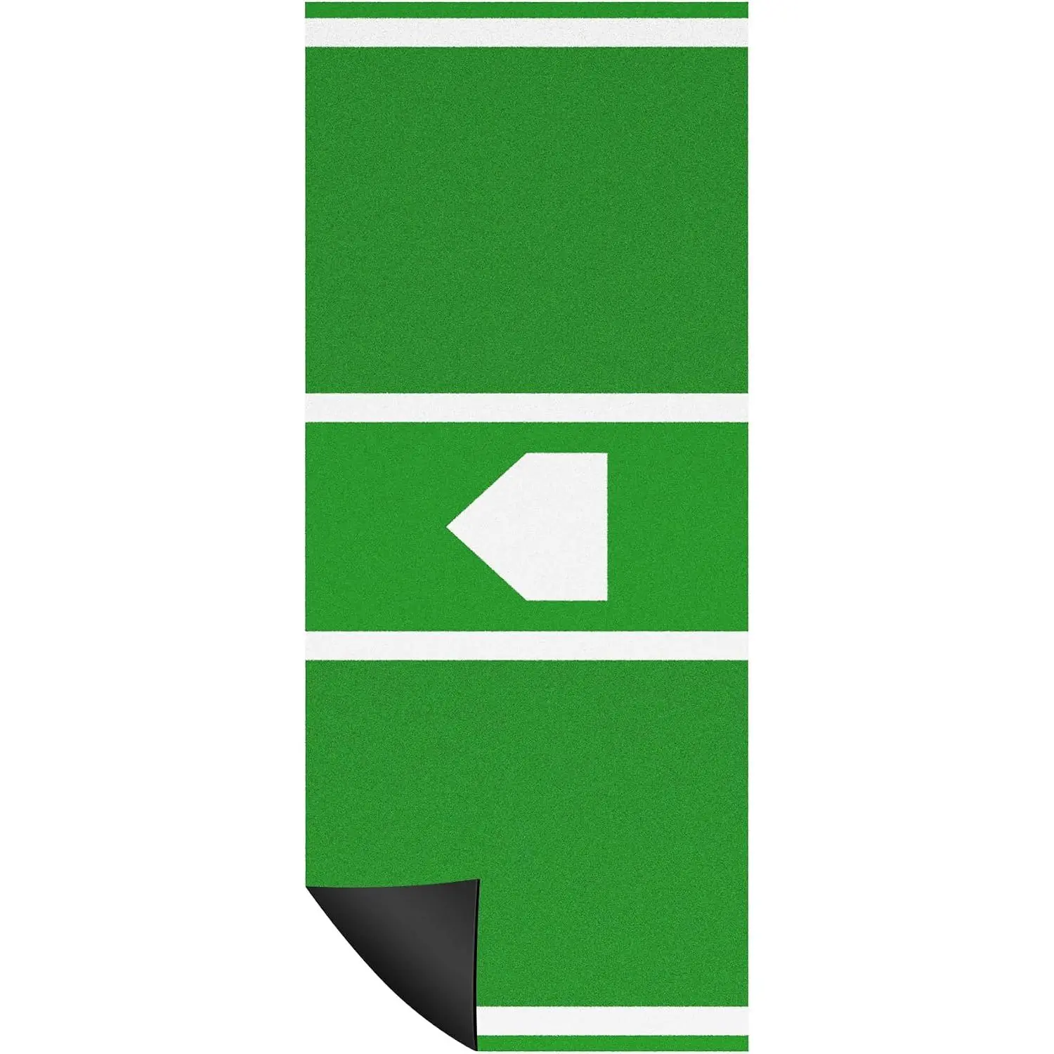 Batting Mat Baseball Hitting Mat - Batting Cage Mat Design with  Plate,Thickening Baseball and Anti Fade Turf Green|Red