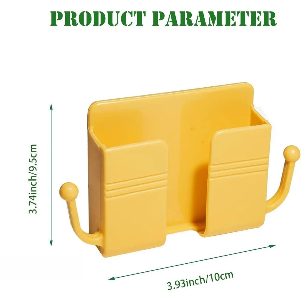 Wall-Mounted Remote Control Holder, 2 Counts Multipurpose Remote Control Storage Box, Multifunctional Storage Rack for Home and Office, Organiser #TOP PICKS