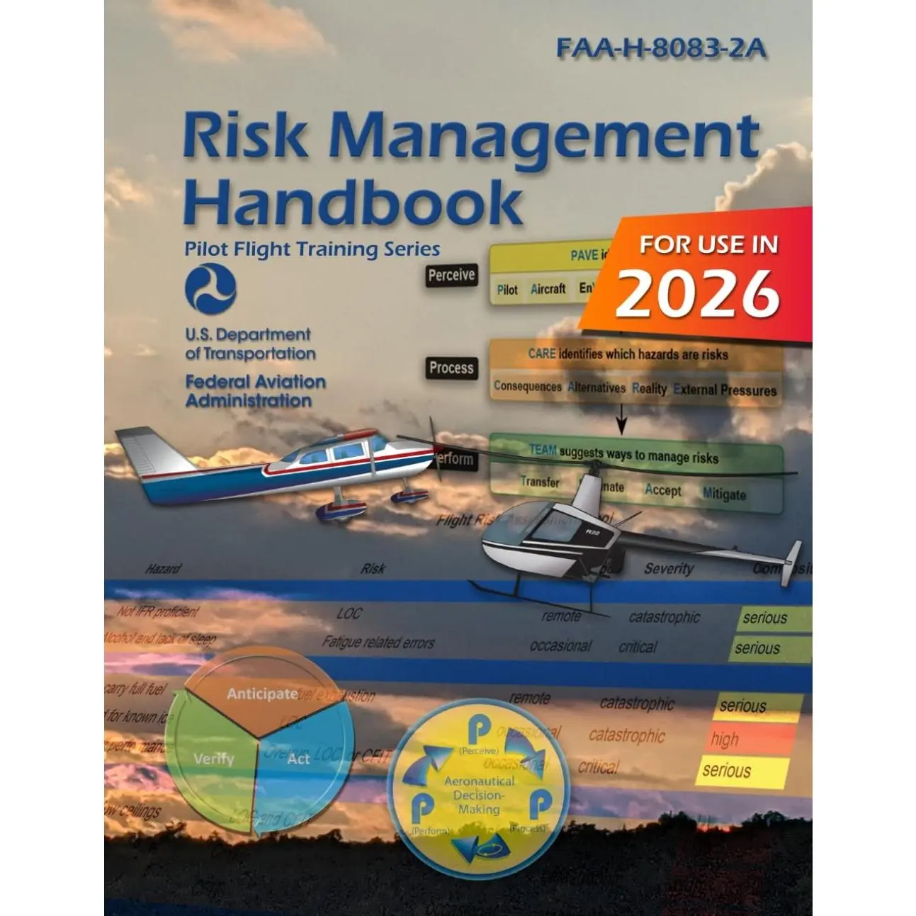 Risk Management Handbook FAA-H-8083-2A (Color Print): (Pilot Flight Training Series)