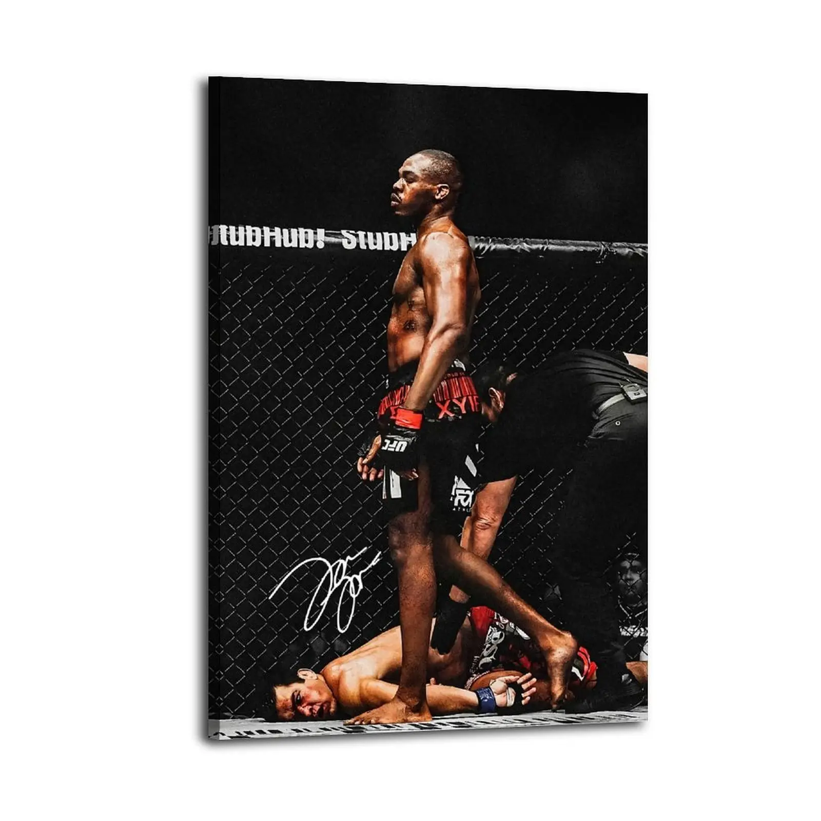 Jon Jones Canvas Prints | Bedroom Art | Bathroom Art | Trendy Wall Art | Funky Wall Art