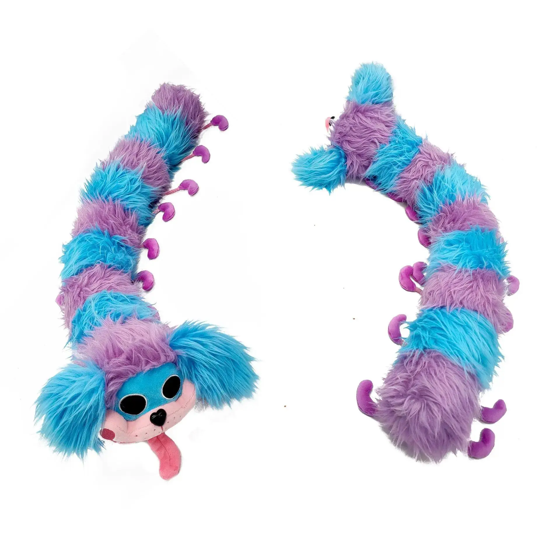 40cm Classic Unisex Animals & Nature Cartoon Caterpillar Soft Plush Doll, Collectors' Item, Blue-Purple Children's Bedroom Decor (Toys & Hobbies, Classic & Novelty Toys)