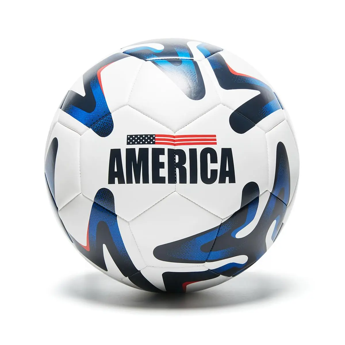 Soccer Ball Size 5 Official Durable PVC Shell Balanced Waterproof All-Weather Standard Weight football