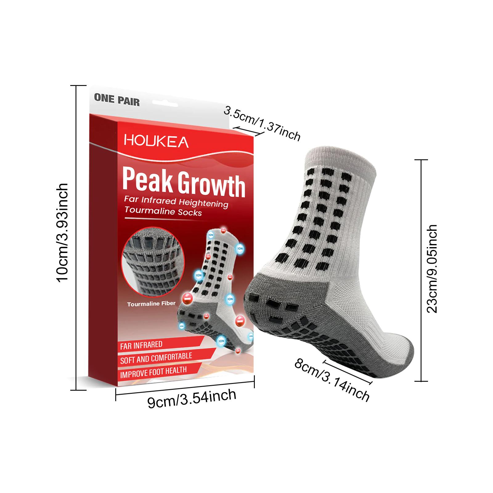 Houkea Ionic Socks Winter Outdoor Foot Warmer Skin-Friendly Breathable Comfortable Warm Body Care Massage Socks