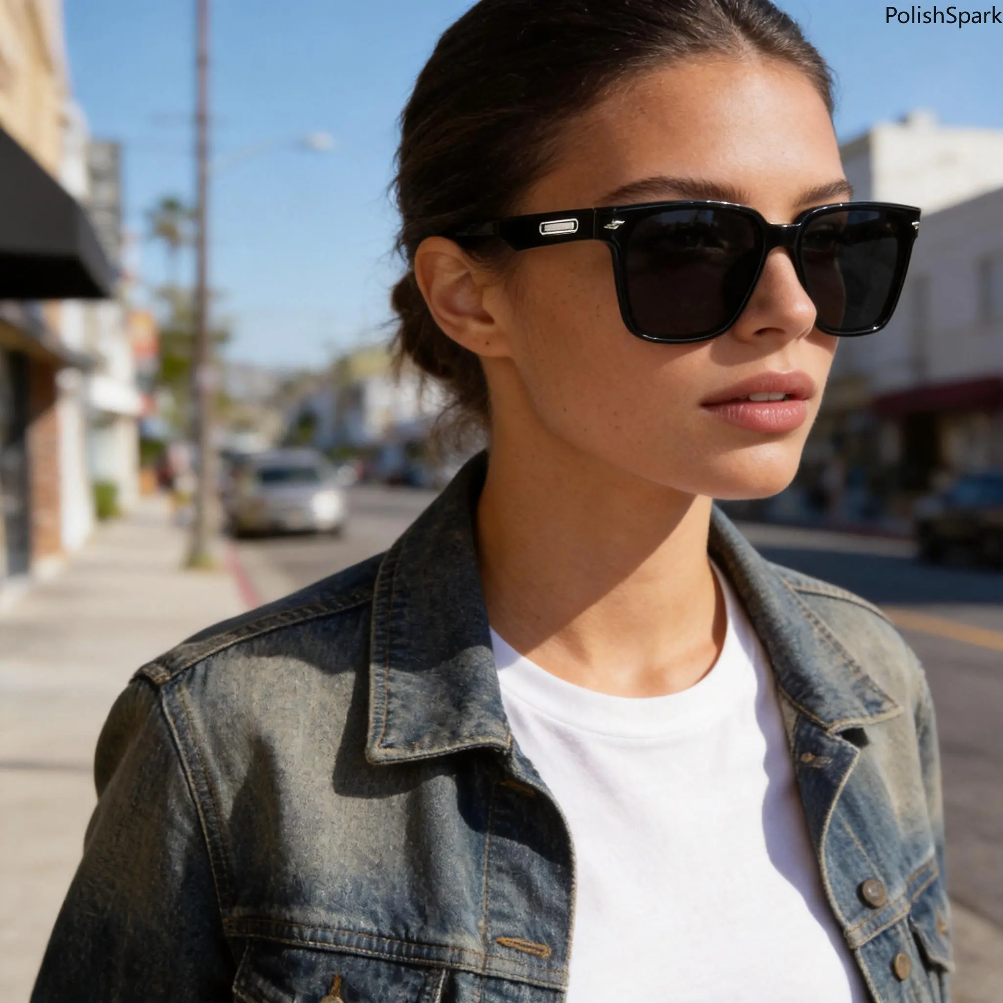Square Framed Sunglasses for Women - Casual, Contemporary Aesthetic, Geometric Frame, Modern, UV Protection, Face Slimming, HD Anti-Glare, Lightweight Sports Eyewear for Daily Driving, Travel, Casual Sunglasses, High Quality Sunglasses, Street Style Shade