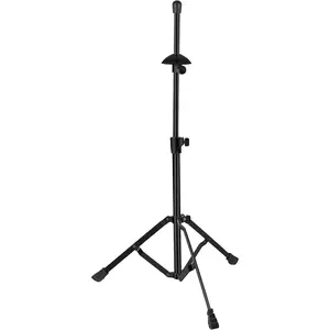 Trombone Stand, Retractable Height Adjustment, Triangular  Construction for Standard-sized Trombone