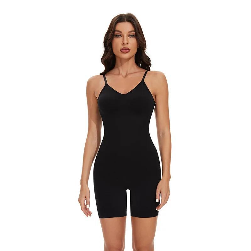 Seamless Shapewear for Women Tummy Control Waist Trainer Bodysuit Full Body Shaper Low Back Body Shaper Backless Jumpsuit
