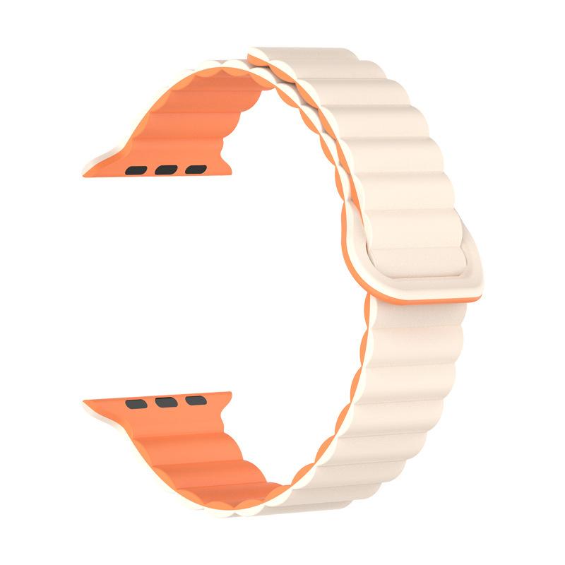 Compatible with Apple Watch Series 11 – Magnetic Silicone Loop Band (S11) – Smartwatch Strap