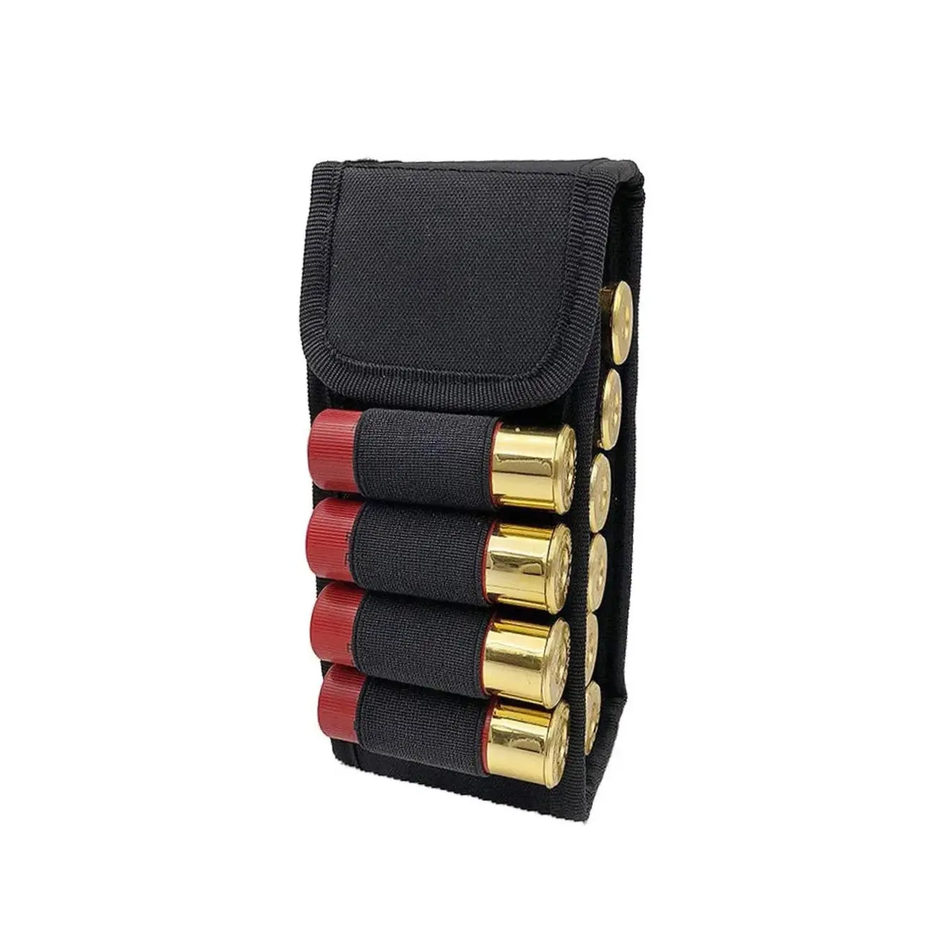 12g Tactical Ammo Pouch, 16 Shot Shell Storage, Molle Attachment, Multi-Functional Waist Bag, Outdoor Gear, Hunting Accessories