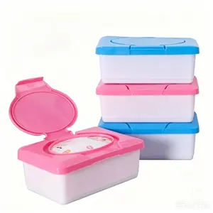 Refillable Facial Tissue Box with Lid, Dust-Proof Plastic Tissue Dispenser, Bathroom Living Room Tissue Holder, Modern Home Organization Accessory