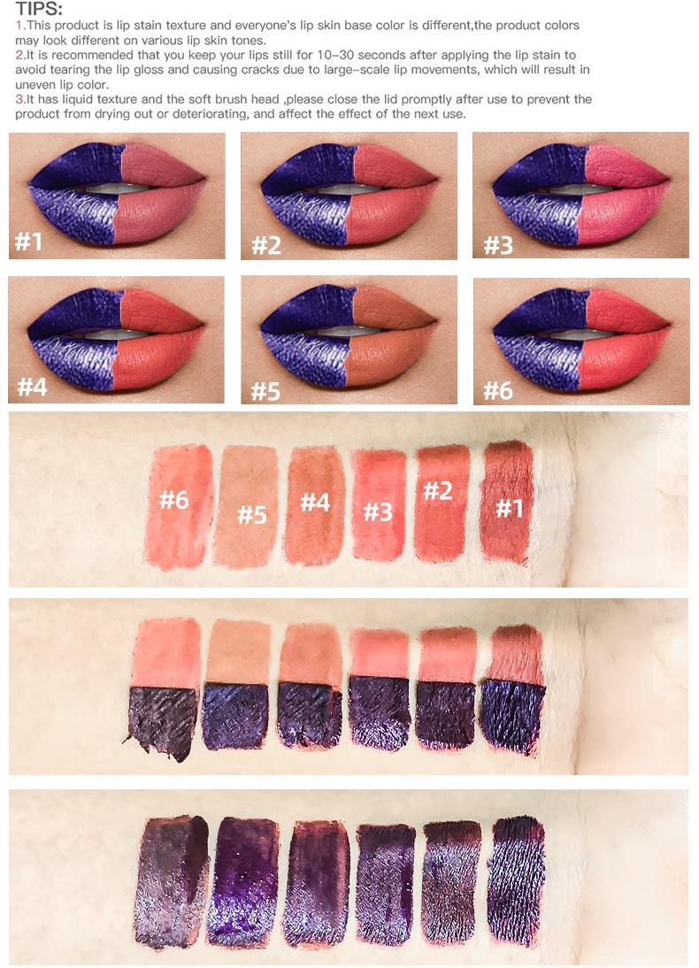 3PCS Orange Red Peel Off Lip Stain Tints for Women, Liquid Lipstick Peel off Lip Stain Long Lasting Waterproof, Longwear Lipstick Peel-off Highly Pigmented Easy Apply Not Faded Smudge-proof