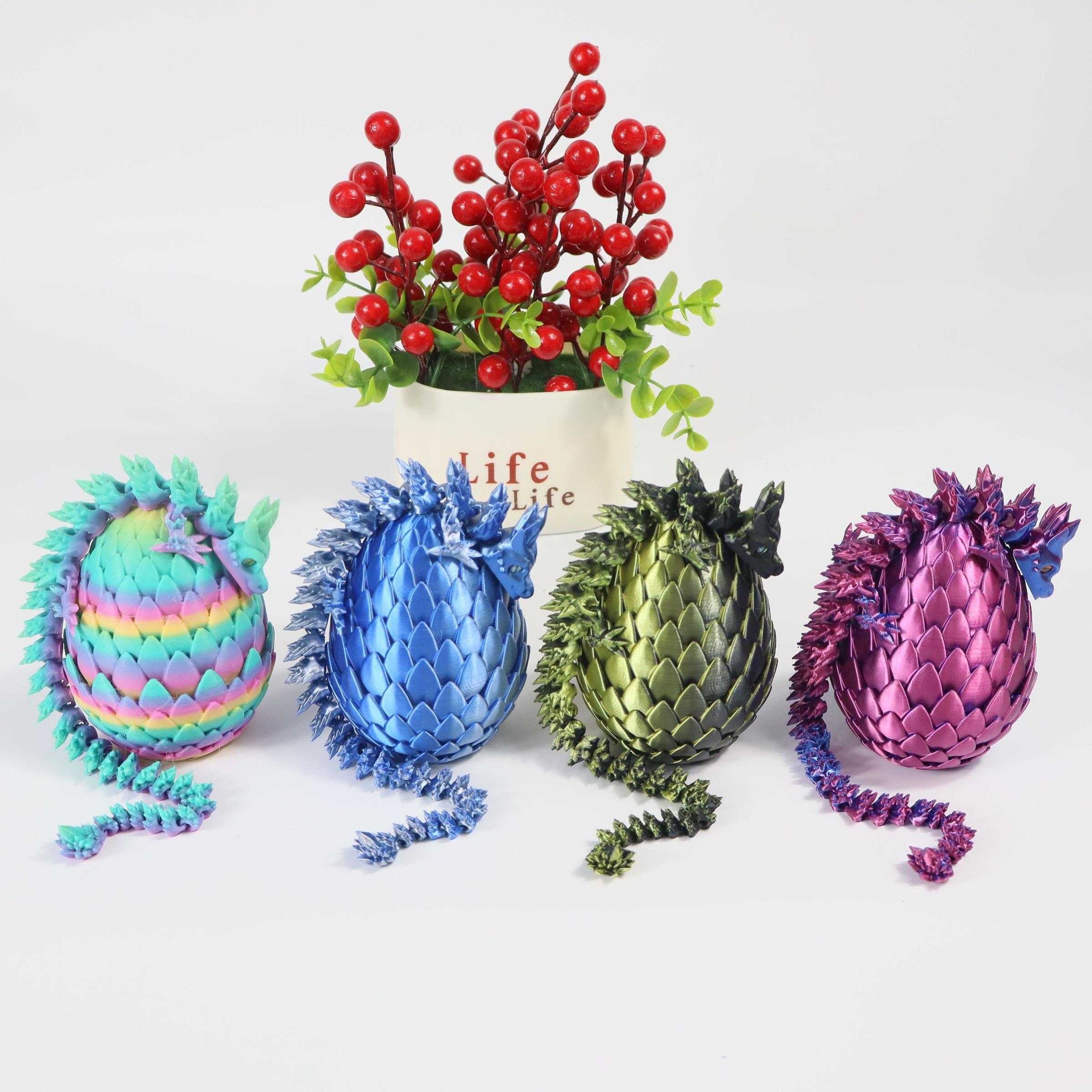 3D Dragon & Egg Set, Laser Series Home Decor Ornament, Decorative Sculptures, Party Gift, Atmosphere Gift for Various Occasions 3D Dragon & Egg Set, Laser Series Home Decor Ornament, Decorative Sculptures, Party Gift, Atmosphere Gift for Various Occasions