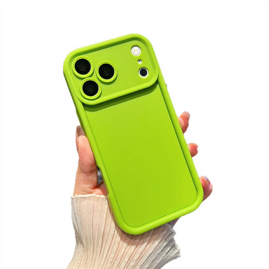 [Flash Fit] Nordic Solid Color Ladder Luxury Modern Korean Smartphone Case - Customized Anti-Drop Protective Casing for Adult Cellphone Devices Compatible with iPhone 17 Pro Max, 16, 15, 14, 13
