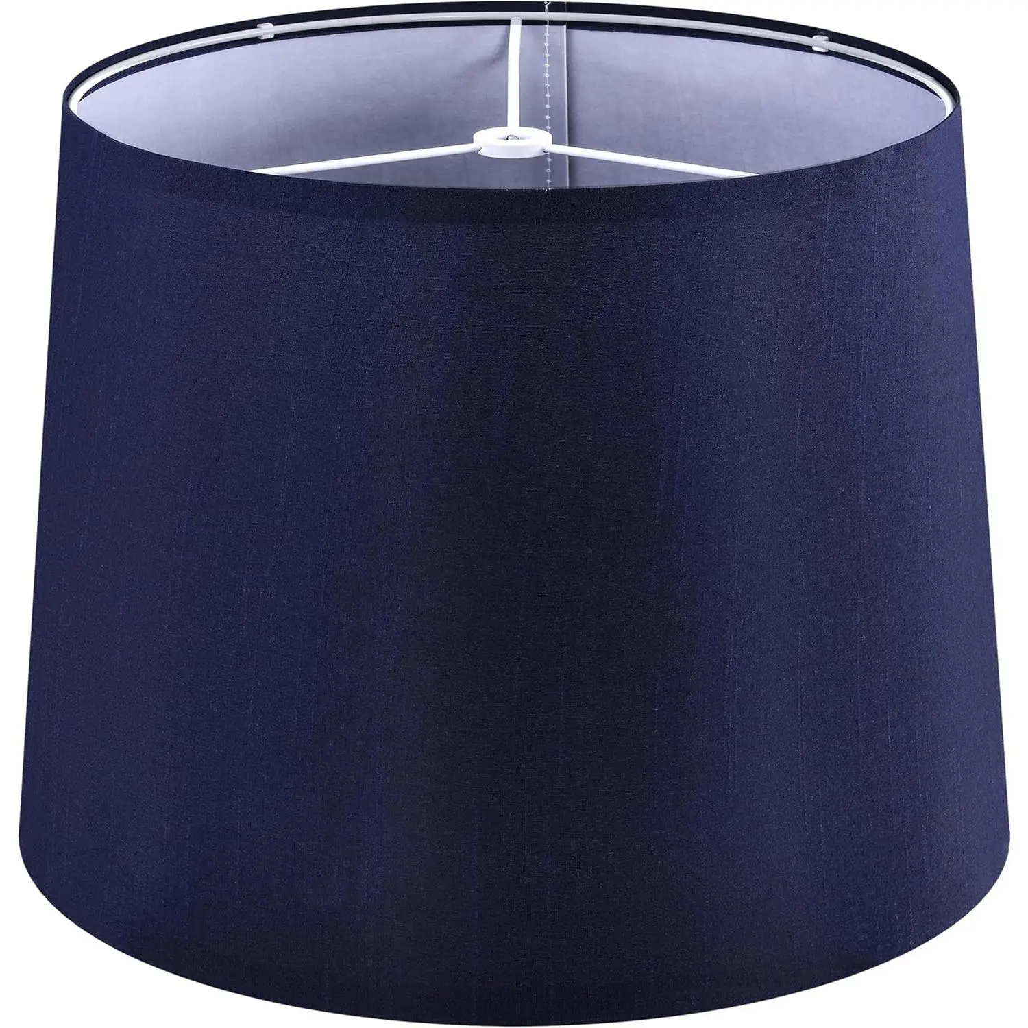 Charming Blue Medium Drum Lamp Shade, 11×13×10 Inches Spider Art Deco Lampshades for Table Lamps and Floor Lamps, Simple Assembly for Bedroom Dining Room Living Room Decor