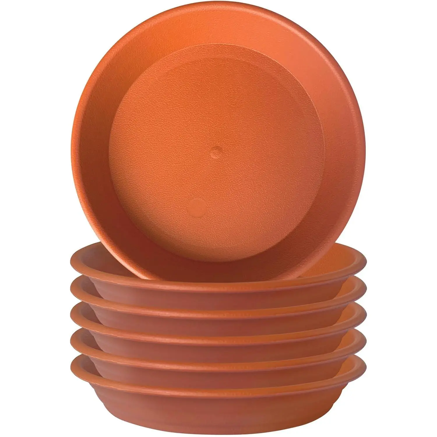 5.8 inch (4.5" at Base) Plastic   Pack of 6, Small  Saucers for Indoors, Thick Heavy Durable  Pots Saucers  Drip Trays for Pots Planter Saucers for Outdoors
