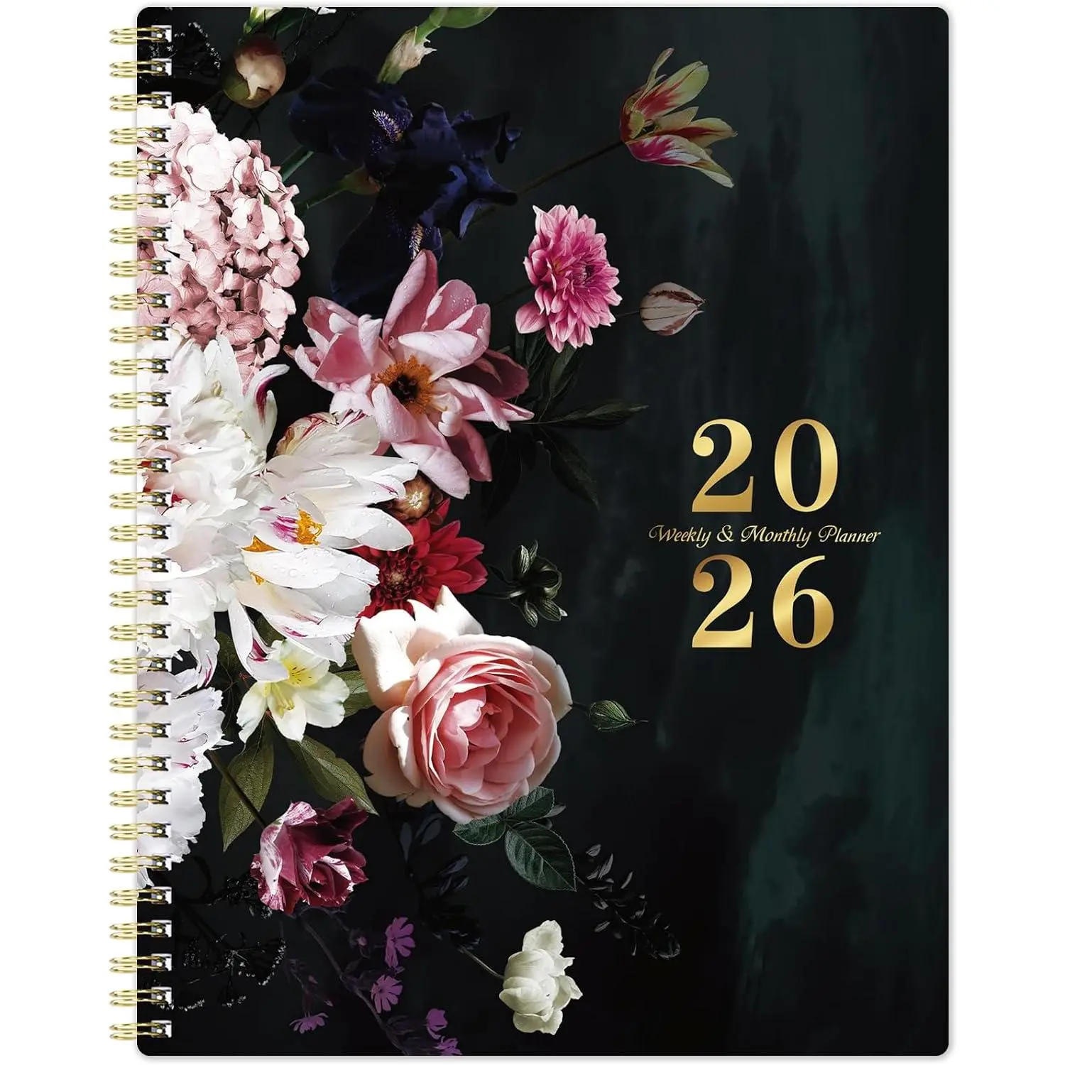 2026-2027 Planner - 8" x 10", JUL. 2026 - JUN. 2027, Weekly and Monthly Academic Planner 2026-2027, Academic Weekly Calendar Spiral Bound with Sturdy Cover, Monthly Tabs, Thick Paper, -wire Binding