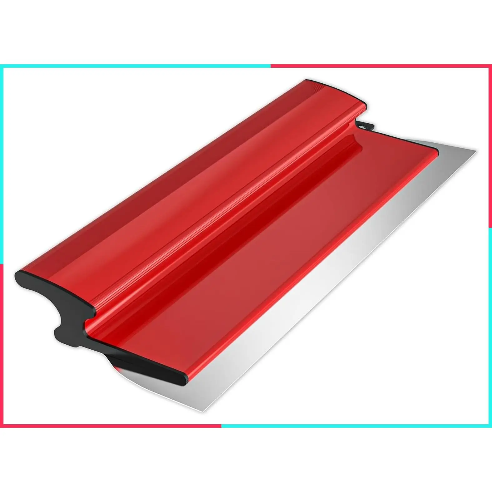 16-Inch Drywall Skimming Blade with Replaceable 0.38mm Stainless Steel Blade, Ergonomic Grip for Drywall and Wallboard