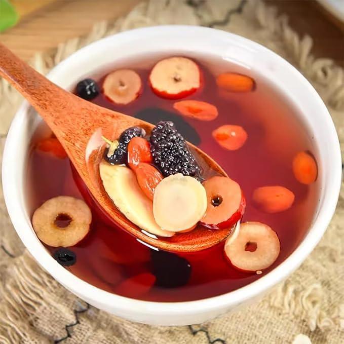 Kidney tea formula Ginseng Five Treasure TeaCombination Scented Tea  Five Treasure Tea RedDate Wolfberry Tea Men's Tea Health TeaMulberry Herbal Formula Health Tea
