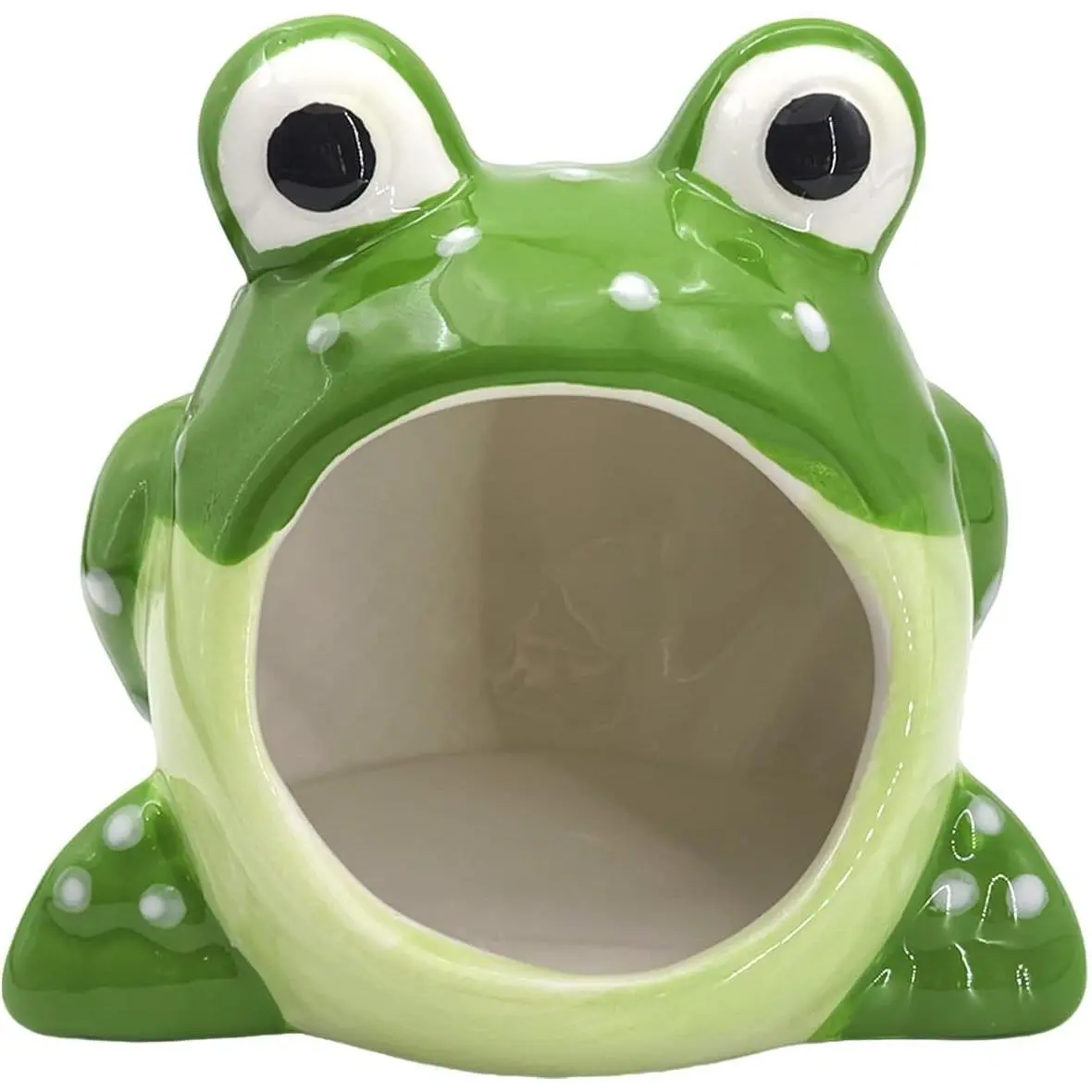 Ceramic Frog Candy Dish, Big Mouthed Frog Decorative Bowl for ,