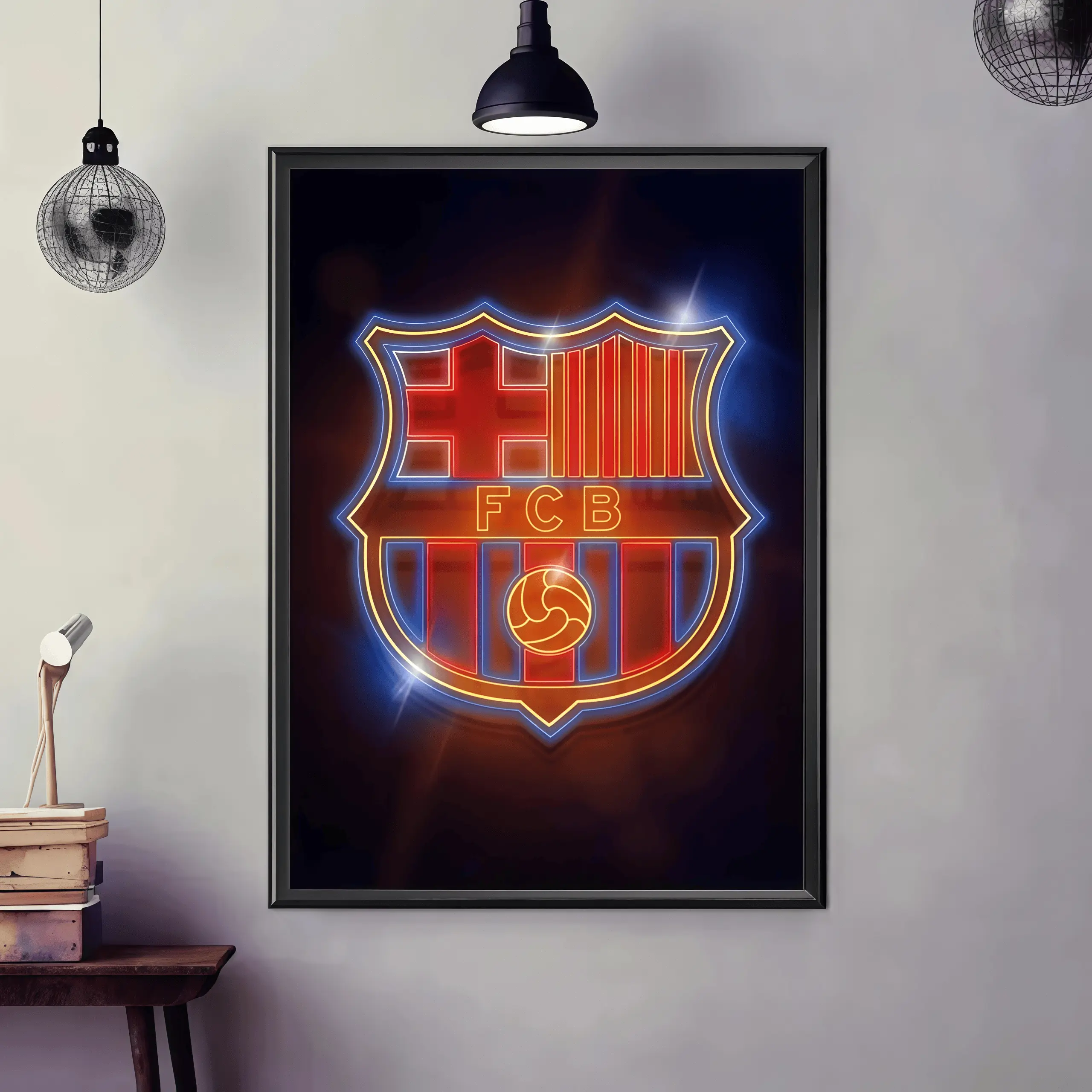 1 Iconic Badge Digital Art Canvas Poster, Home Wall Art, Modern Wall Art, Modern Cool Design, Minimalist Style Design, Suitable for Living Room, Bedroom, and Bar Wall Decoration, 2D Flat Print Frameless Art, Aesthetic Wall Decor Canvas Artwork