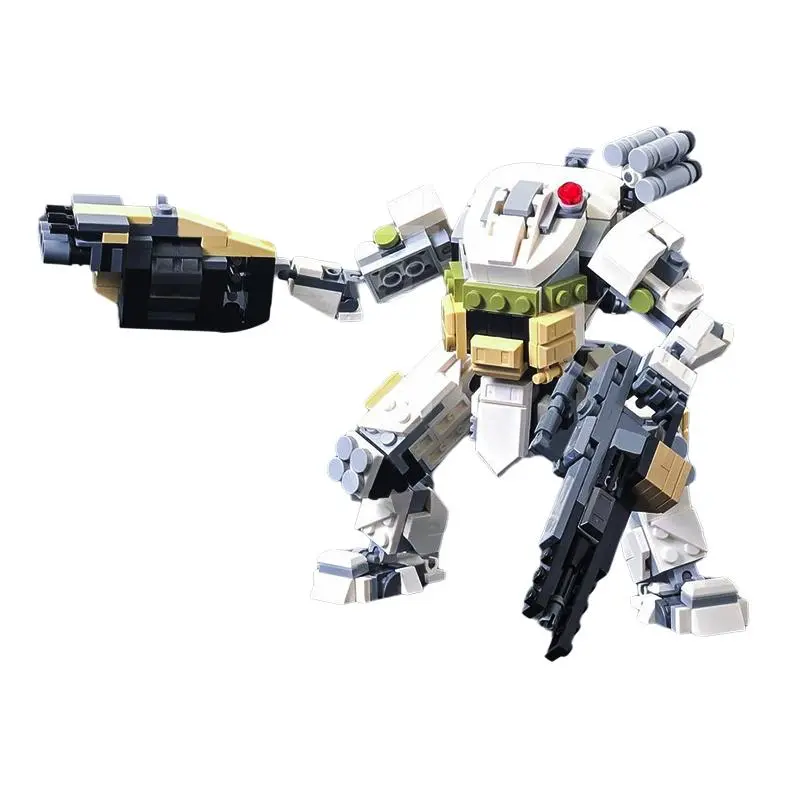 623PCS Classic Game Titanfalls(Ogre Titan) Battle Robot Building Block Set MOC-179271 Brick Toy Friends Family Holiday Gift