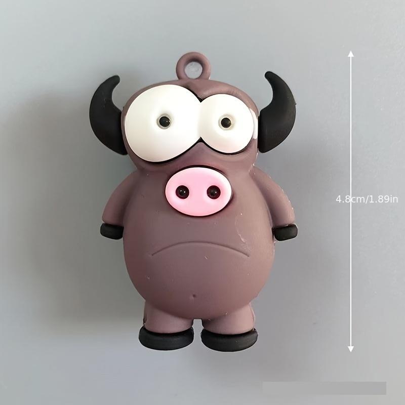 Cute Cartoon Animal Design Higher End Fridge Magnets, 8 Counts/set Creative Magnetic Fridge Sticker, Magnetic Decoration for Home Kitchen Office #GLOBAL PICKS