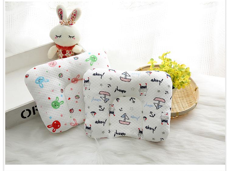 Soft Organic Cotton Baby Pillow for Newborn Comfort