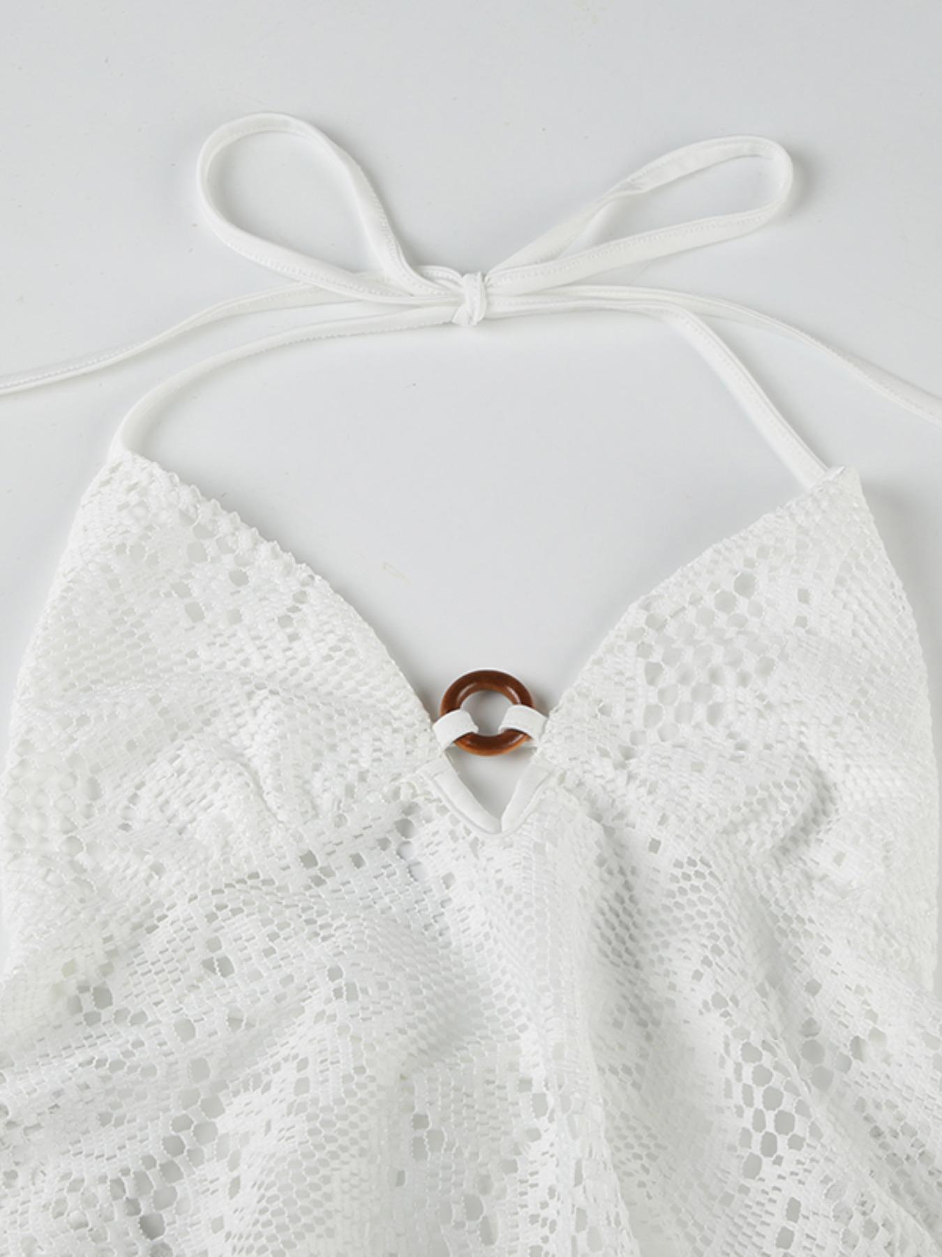 Women's Solid Color  Cami Top, Casual Breathable Chic Sleeveless Top for Summer, Women's Clothing for Beach Holiday, Womenswear