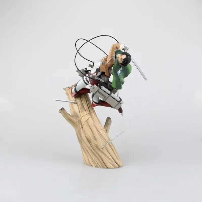 Attack on Titan Branch Higurashi Battle Scene Commander Levi Handmade Anime Figure Boxed Collectible Model Figurine Collectibles