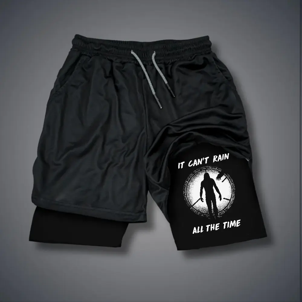 80s 90s Double-Layer Sports Shorts Graphic Shorts Black Camo Streetwear Shorts Men Outfits Men Vacation Outfits Shorts