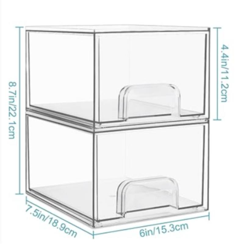 Stackable Bottle Organizer Set, BPA-Free Space-Saving Storage, Ideal for Baby Bottles, Makeup, Bathroom, Food Storage, Best Christmas Gift