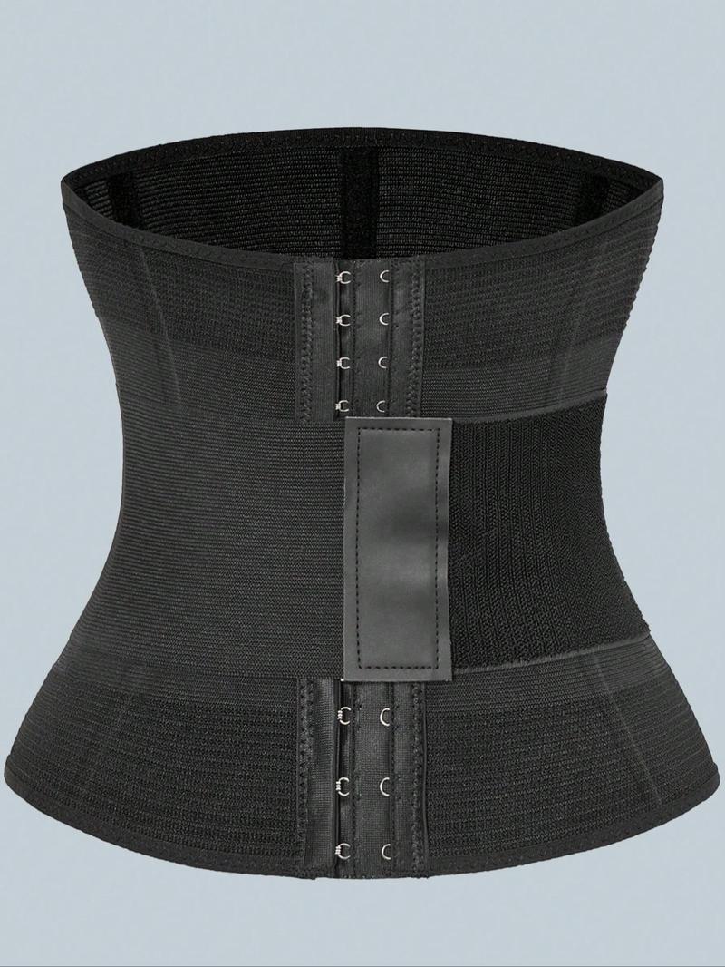 Women's Solid Color Hook & Eye Front Shapewear Belts, Casual Comfy Breathable Shaper, Ladies Shapewear for Daily Wear, Breathable Waistband, Corset Waist Trainer, Womenswear