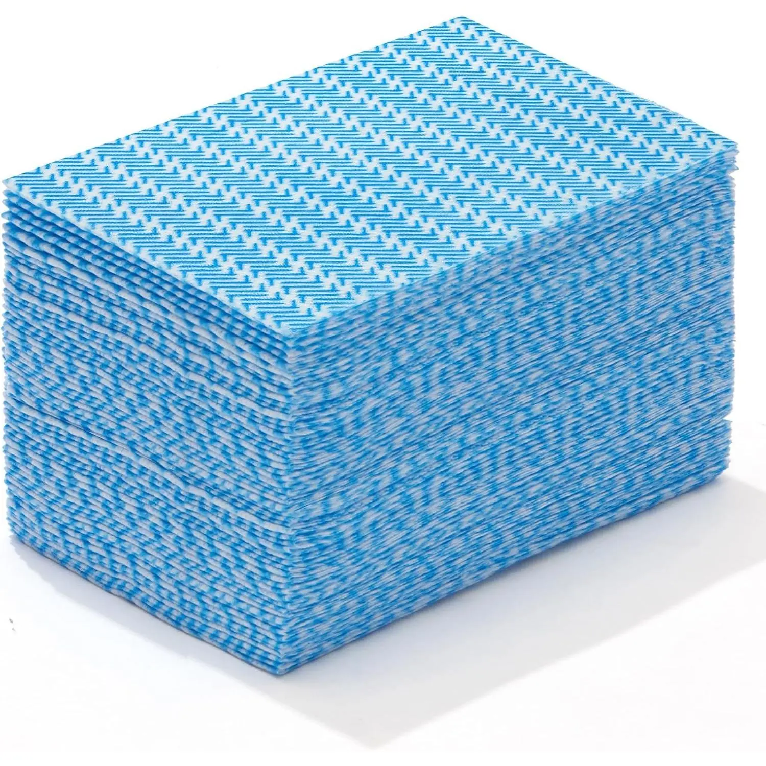 Reusable Cleaning Towels, Multi-Purpose Handy Towel, Blue Handi Wipe Reusable Cloths, Disposabel Dry Kitchen Wipes, Dish Cloths, Durable, Absoebent,Dry Quickly, 50 Count
