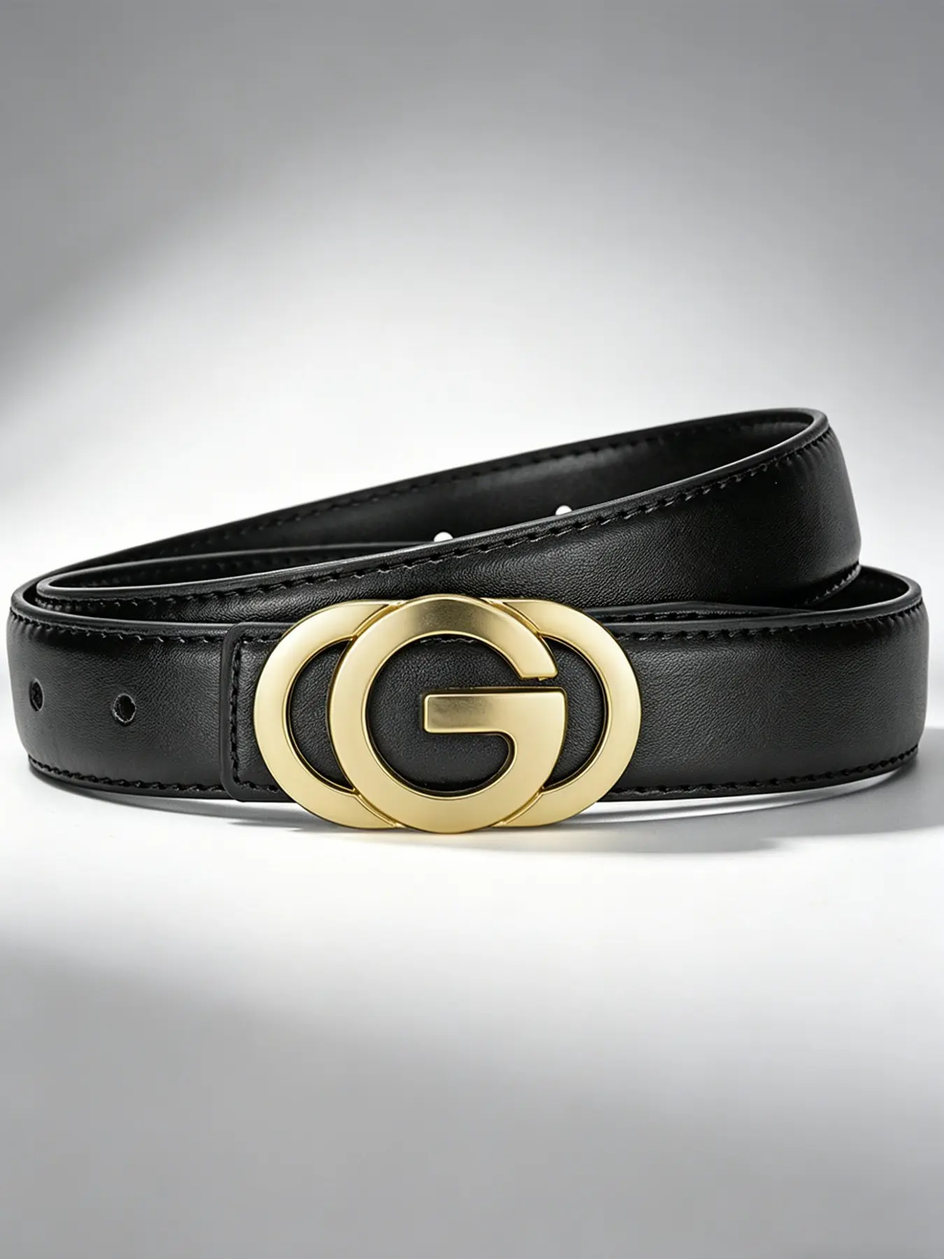 Women's Luxurious G Buckle Belt, Fashion Belts, PU Material Adjustable Fashion Waistband for All Seasons, Suitable for Jeans, Suits and Dresses