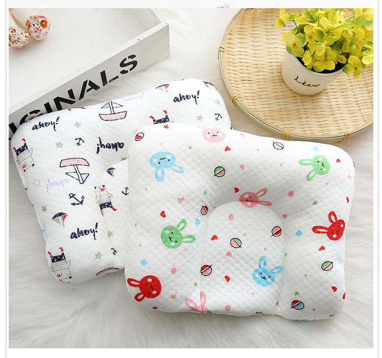 Soft Organic Cotton Baby Pillow for Newborn Comfort