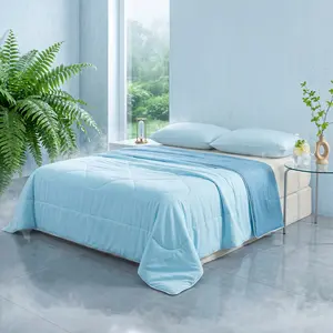 Double-Sided Cooling Quilt - Soft, Breathable, Silky Cooling Blanket - For Hot Sleepers, All Ages - Summer Bedding, Machine Washable, Ideal Gift Choice, Cooling Blankets Soft Bedspreads Polyester Bedspreads