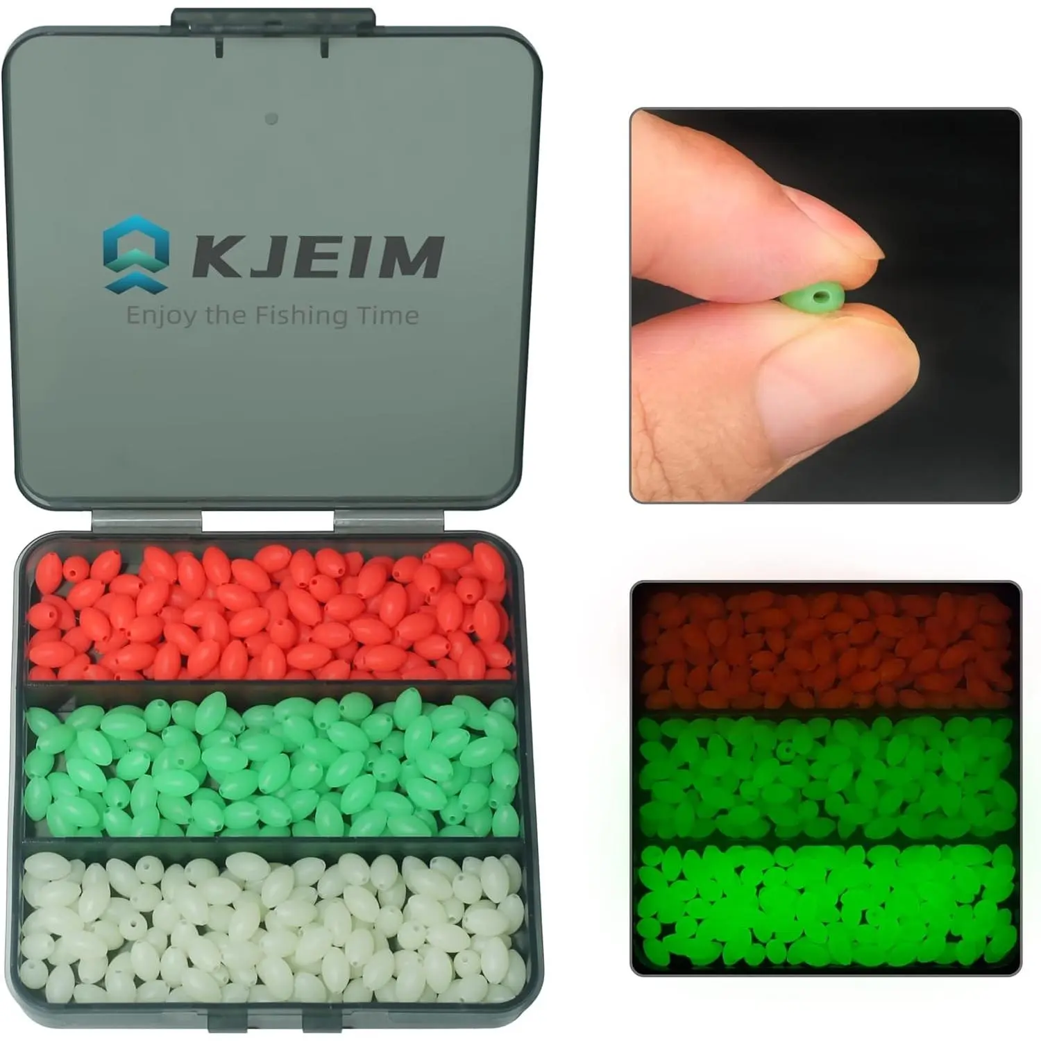 180/330/600pcs Oval Soft Rubber Glowing Eggs, Luminescent Fishing Bait for Rigs, Steelhead, Trout, Bass, Salmon Lure Making, Oval Shape