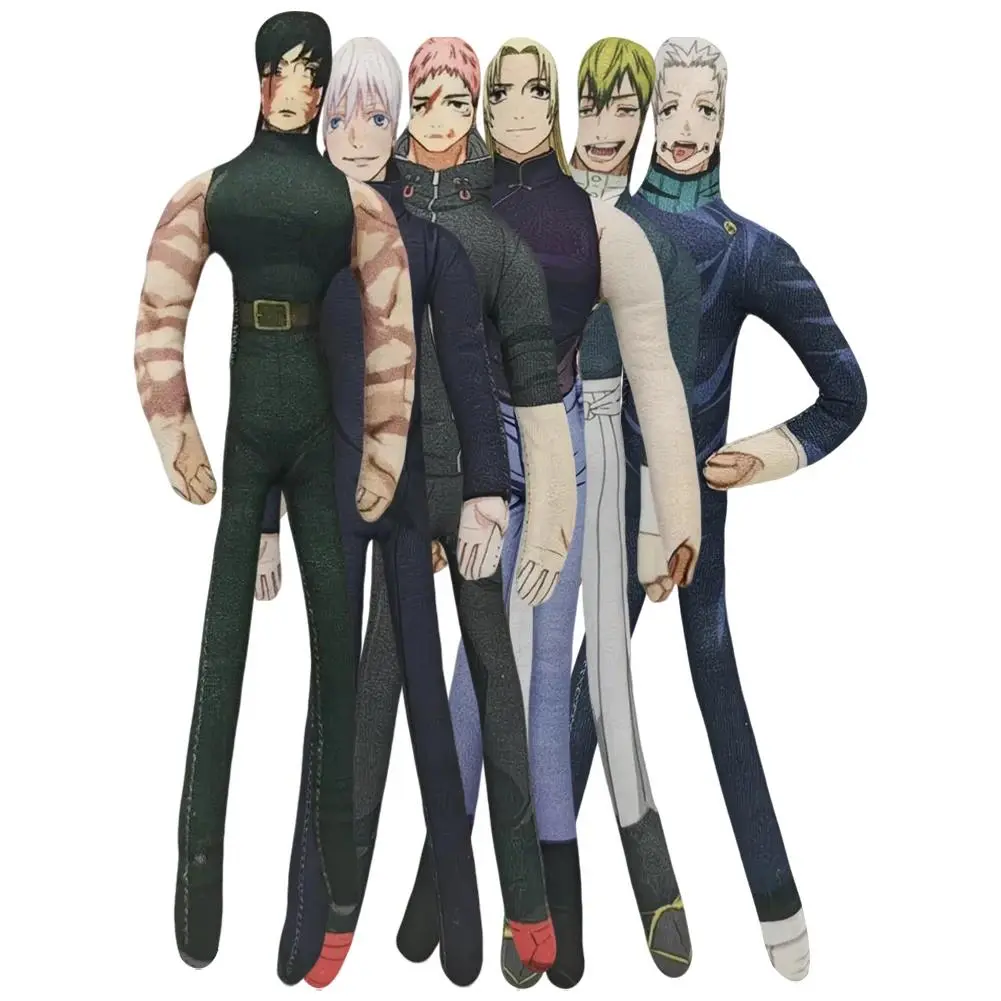 Anime JJK Plush Toys Naoya Zenin Gojo Plush Shapeshift Figure Funny Doll Maki Zenin Yuji Itadori Action Figure Home Decora Model