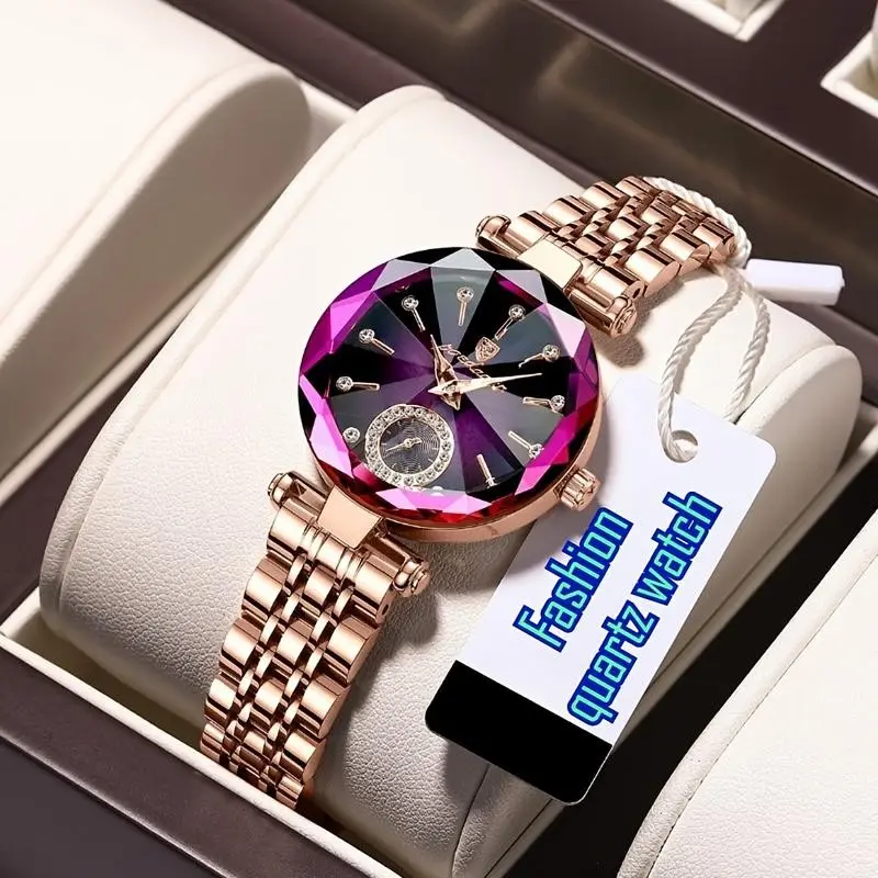 NewFashionCasualWomen'sWatch,Ultra-thinCasualStyle,LuxuriousElegantDesign,RoundCase,SpecialDesign,SuitableforGifting,forGirlfriend,Valentine'sDayGift,EasytoMatch