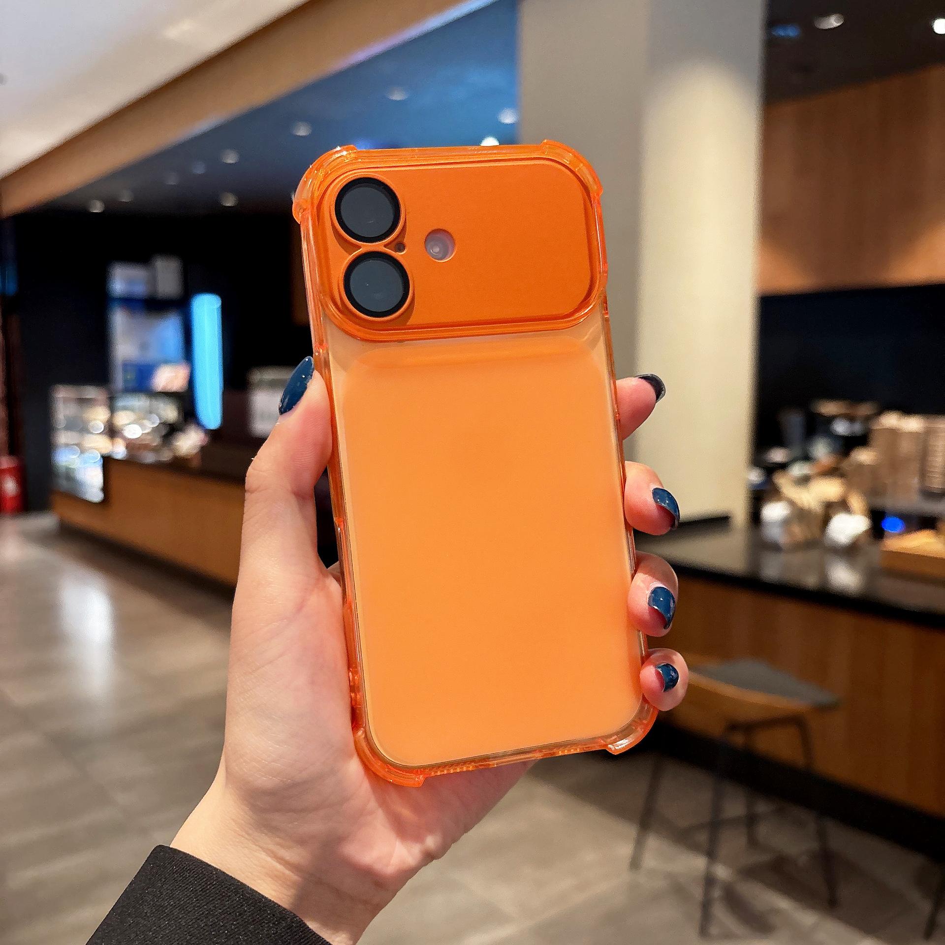 Four-corner anti-drop detachable lens case that instantly transforms into a 17-inch one, suitable for iPhone 17/16/15/14/13, shockproof and anti-drop full-coverage protective case with large viewing window