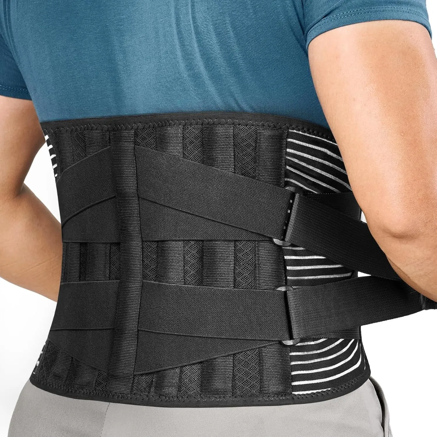 Breathable Thin Waist Support Belt, Sporty Compression Waist Trainer for Men and Women, Universal Fitness Waist Protector, Adjustable Compression Belt