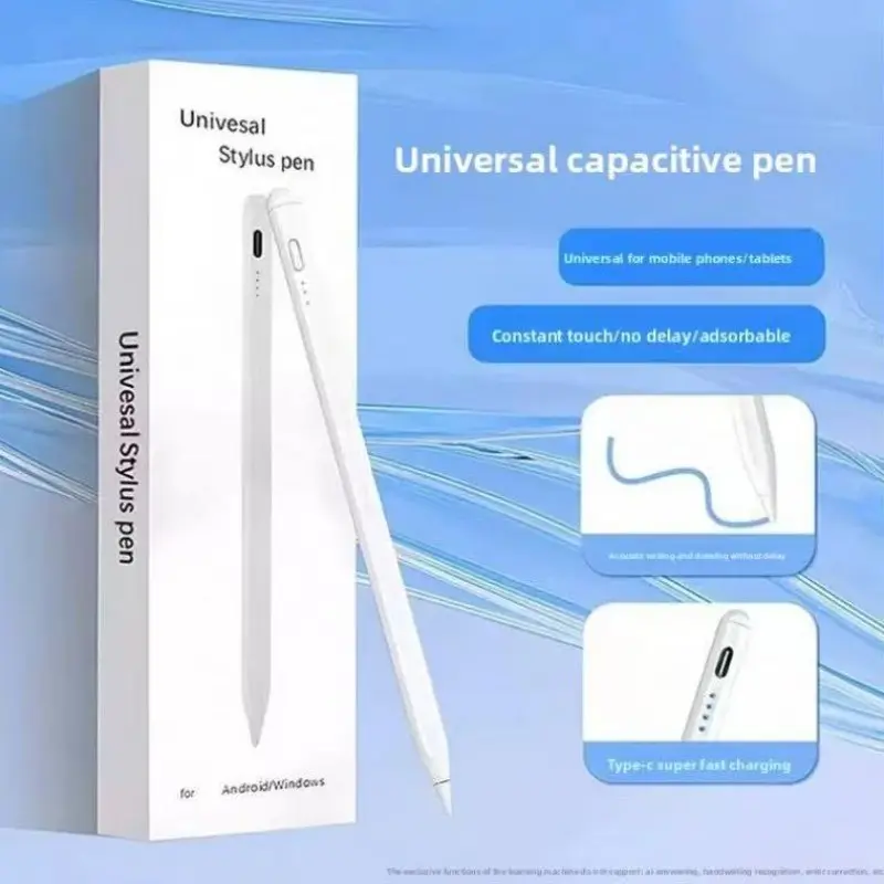 202 New Magnetic Stylus Pen for Apple & Android, Anti-Misoperation Touch Pen for Drawing Learning Note-taking, Gaming Editing on iPad iPhone Samsung Tablets Phones, Universal Replacement Stylus with