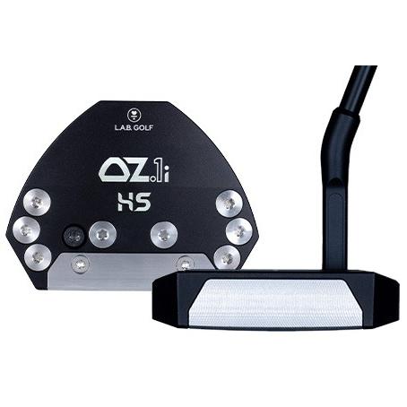 L.A.B.Golf OZ.1i HS Putter - Heel-Shafted Design with Lie Angle Balance Technology - Mallet Look & Zero-Torque Performance - Stainless Steel Face Insert for Solid Feel