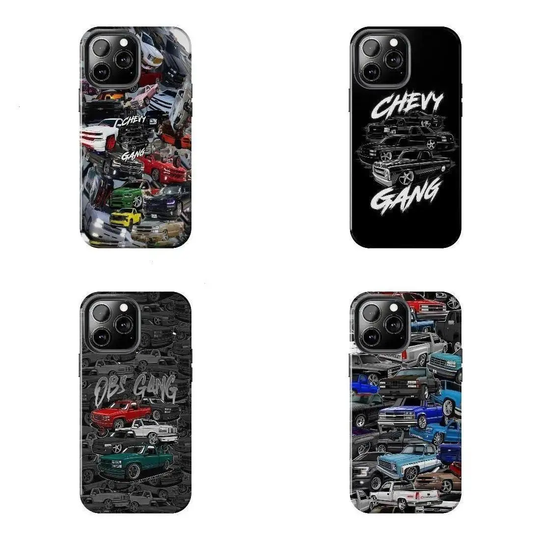Chevy Gang - Snap-on Rugged Phone Case - Trucks and Tools Theme, Automotive Gift, Suitable for iPhone 17-11 Pro Max/Plus and  Samsung Galaxy S23-25