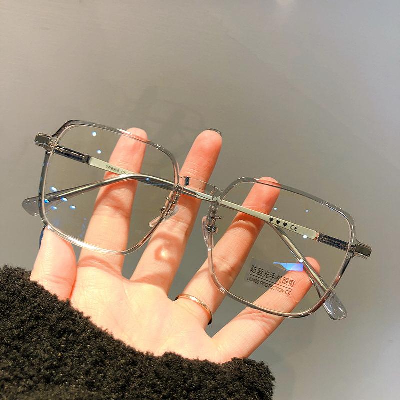 New Color Fashion Myopia Glasses for Women Men Square Transparent Eyeglasses Retro Minus Diopter Eyeglasses Optical Prescription