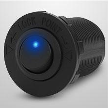 Nilight 4 in 1 ON/OFF Blue Charger Socket Panel w/ Dual USB Voltmeter Cigarette