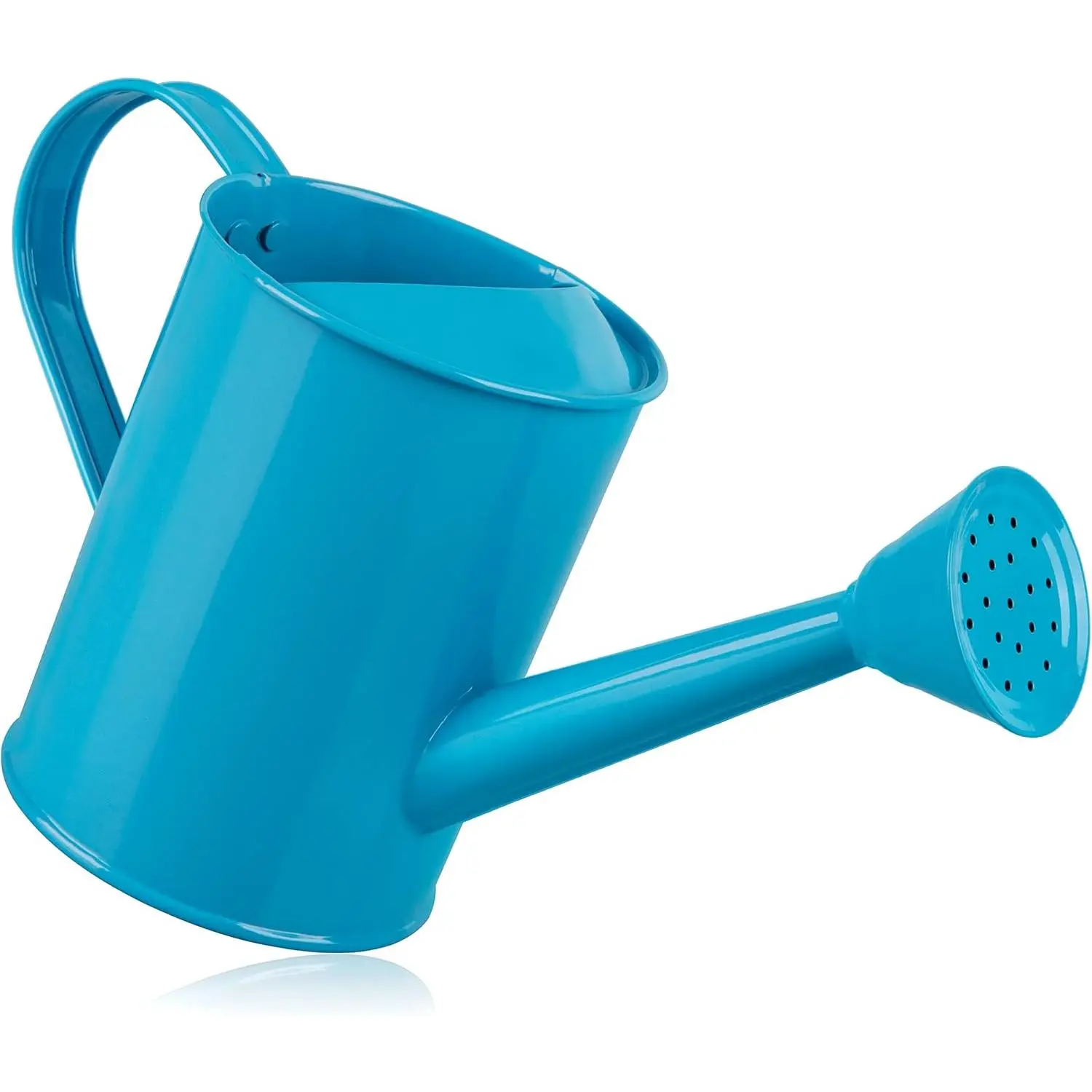 Watering Can for  - Play Time or Practical Use - Childs Metal Watering Can - Small Water Can for Boys and Girls,  for Easter  -32 oz (Blue)