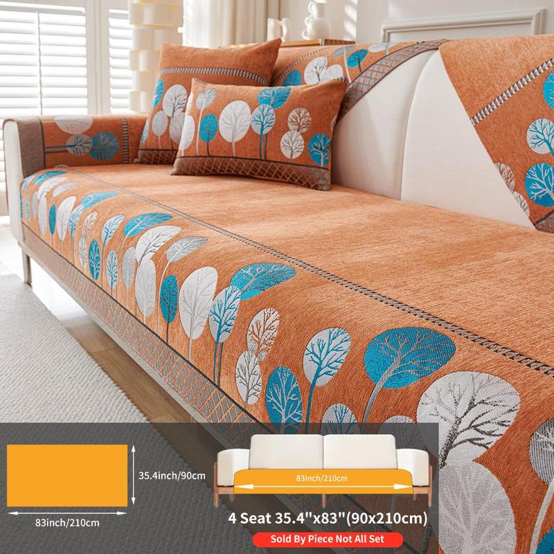 Bohemian Style Sofa Cover, 1 Count Colorful Non-slip Slipcover, Soft Sofa Protector for Home Living Room Hotel Decor, Sofa Couch Covers