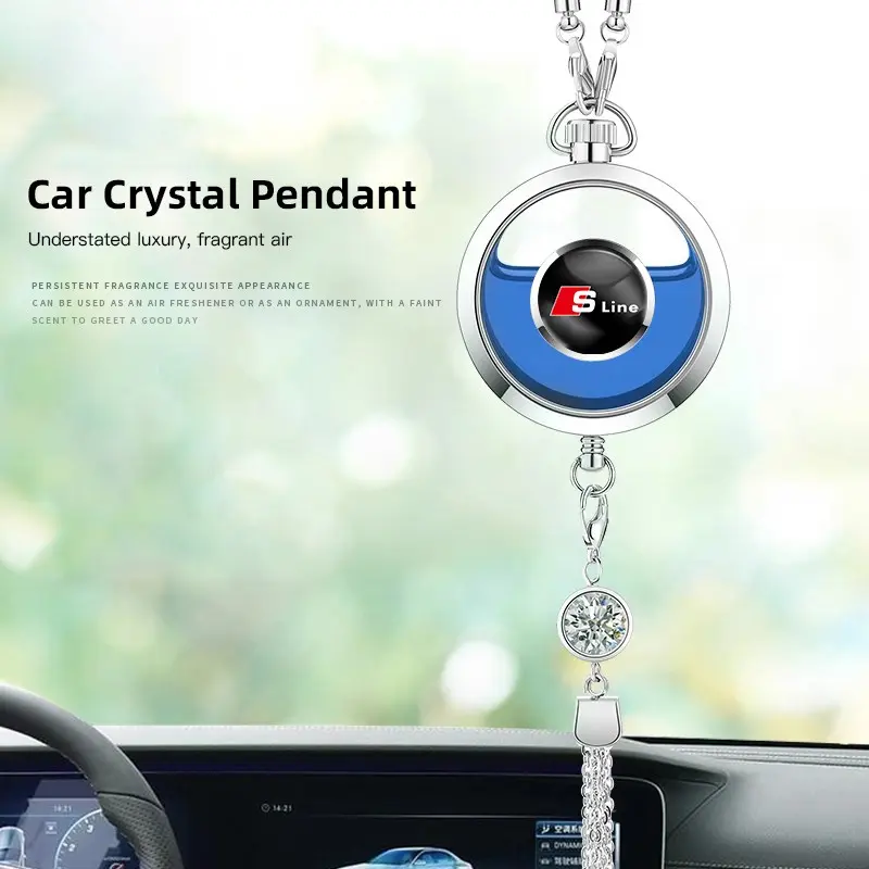 Car Perfume Pendant Air Freshener Hanging Perfume Diffuser For Audi Q7 A8L A5 A6 A7 Q8 A4 SQ7 S4 S8 S6 S7 S5 S3 SQ5 e-tron Q5 Q3 Q6 SQ6 SQ8 Q4 SQ2 A3 TTS Q2 A8 S1 A1 Quattro