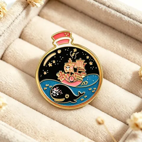 Anime Enamel Pin, Cartoon Film Zinc Alloy Badge, Brooches, Brooch Pins, Backpack Hat Accessory, Men Accessories, Casual Cartoon Style, Perfect Gift for Friends and Colleagues